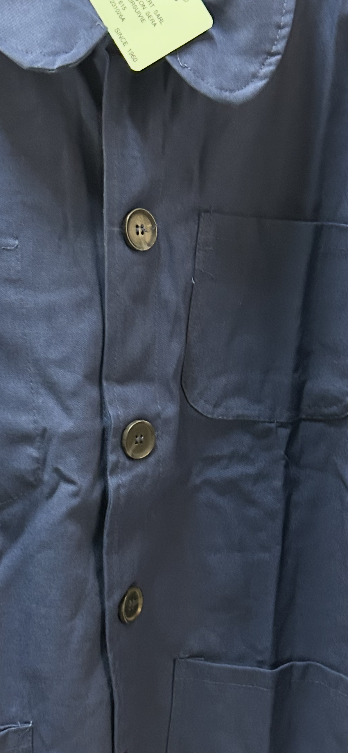 BLEU DE CHINE A BOUTONS