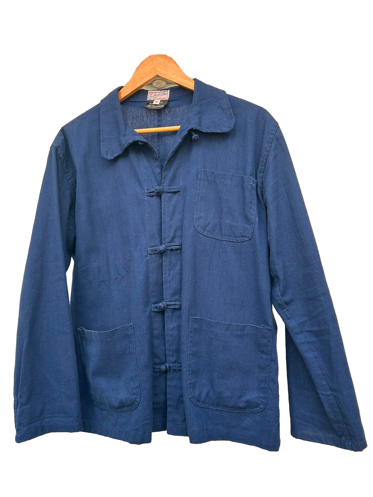Costume Bleu de Chine Bleu – Veste Traditionnelle Unisexe | Anticher Filou Shanghai | Toutes Tailles Disponibles