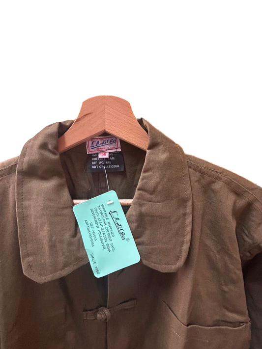 Costume Bleu de Chine Kaki – Veste Traditionnelle Unisexe | Anticher Filou Shanghai | Toutes Tailles Disponibles