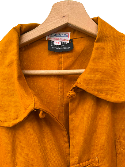 Costume Bleu de Chine Moutarde – Veste Traditionnelle Unisexe | Anticher Filou Shanghai | Toutes Tailles Disponibles