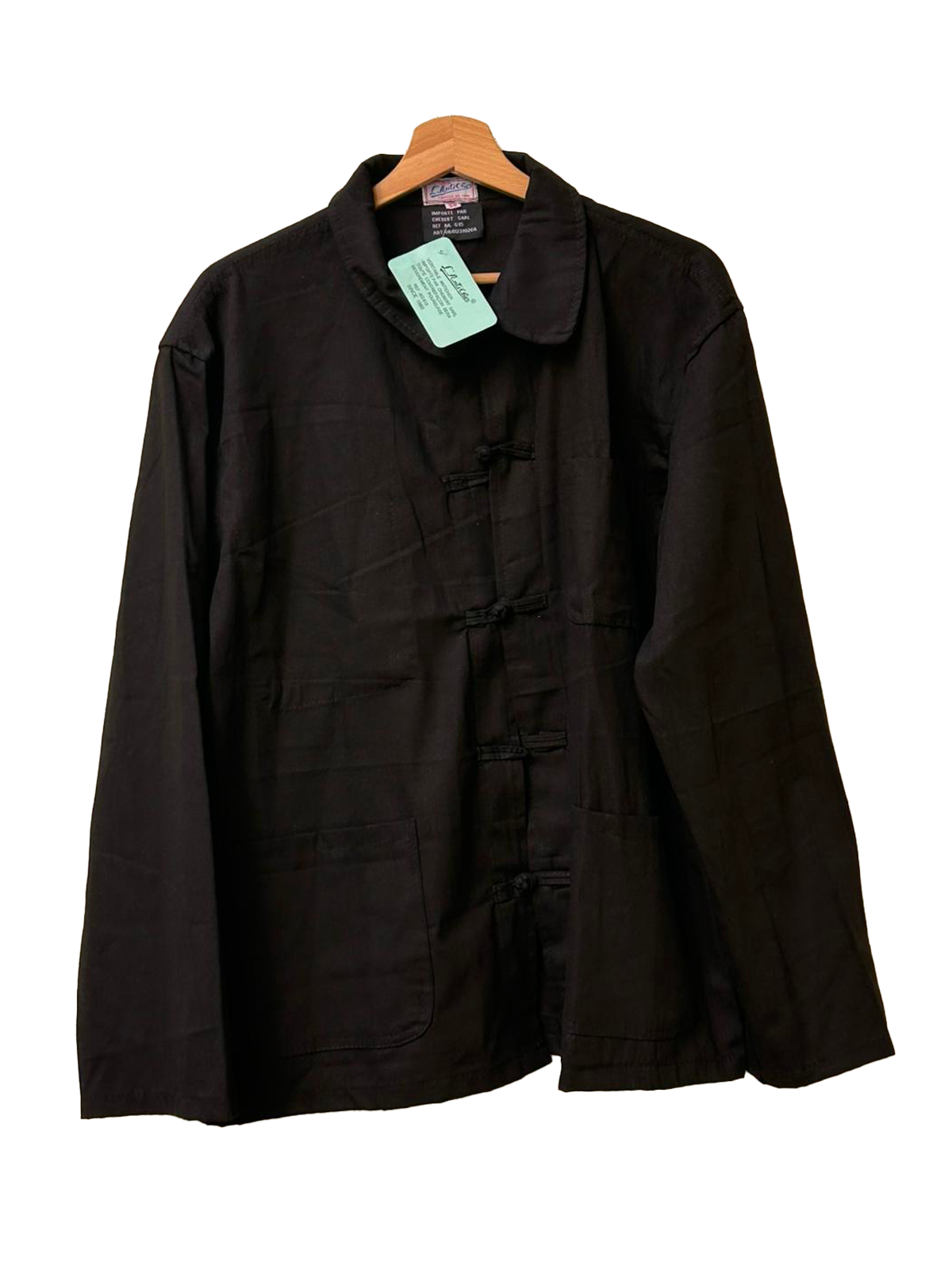 Costume Bleu de Chine Noir – Veste Traditionnelle Unisexe | Anticher Filou Shanghai | Toutes Tailles Disponibles