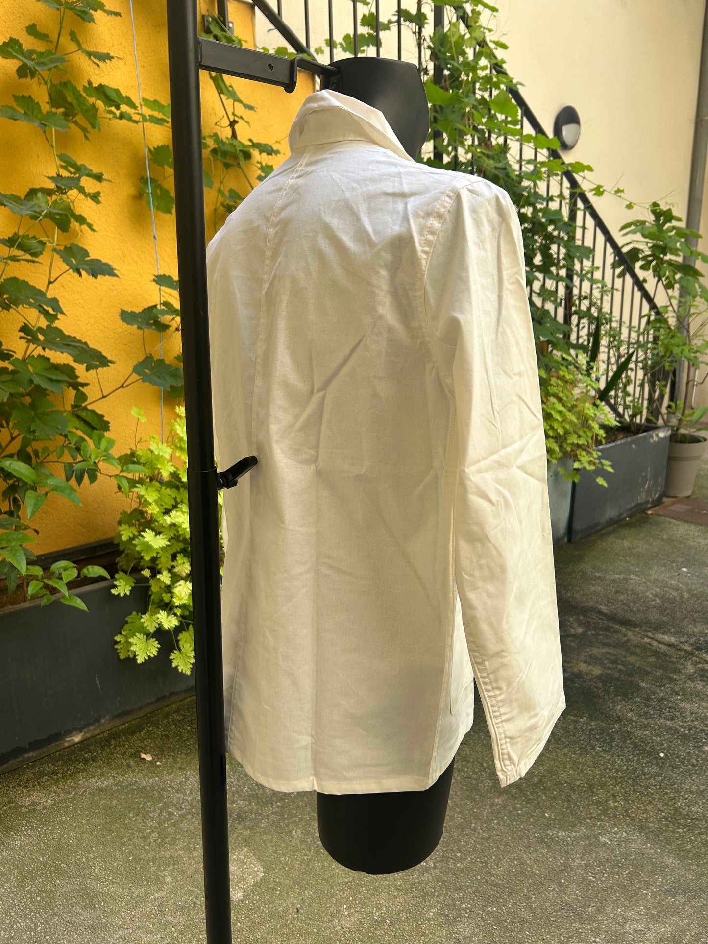 VESTE BLEU DE CHINE BLANCHE