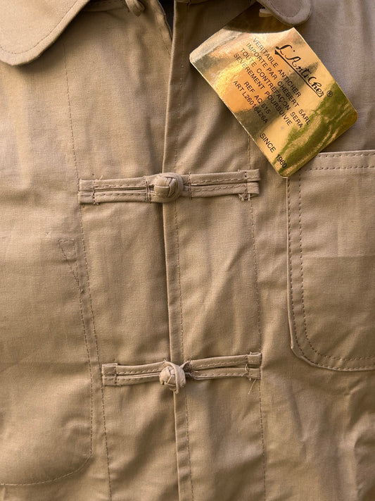 VESTE BLEU DE CHINE BEIGE
