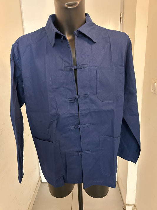 veste bleu de chine  coton unisexe
