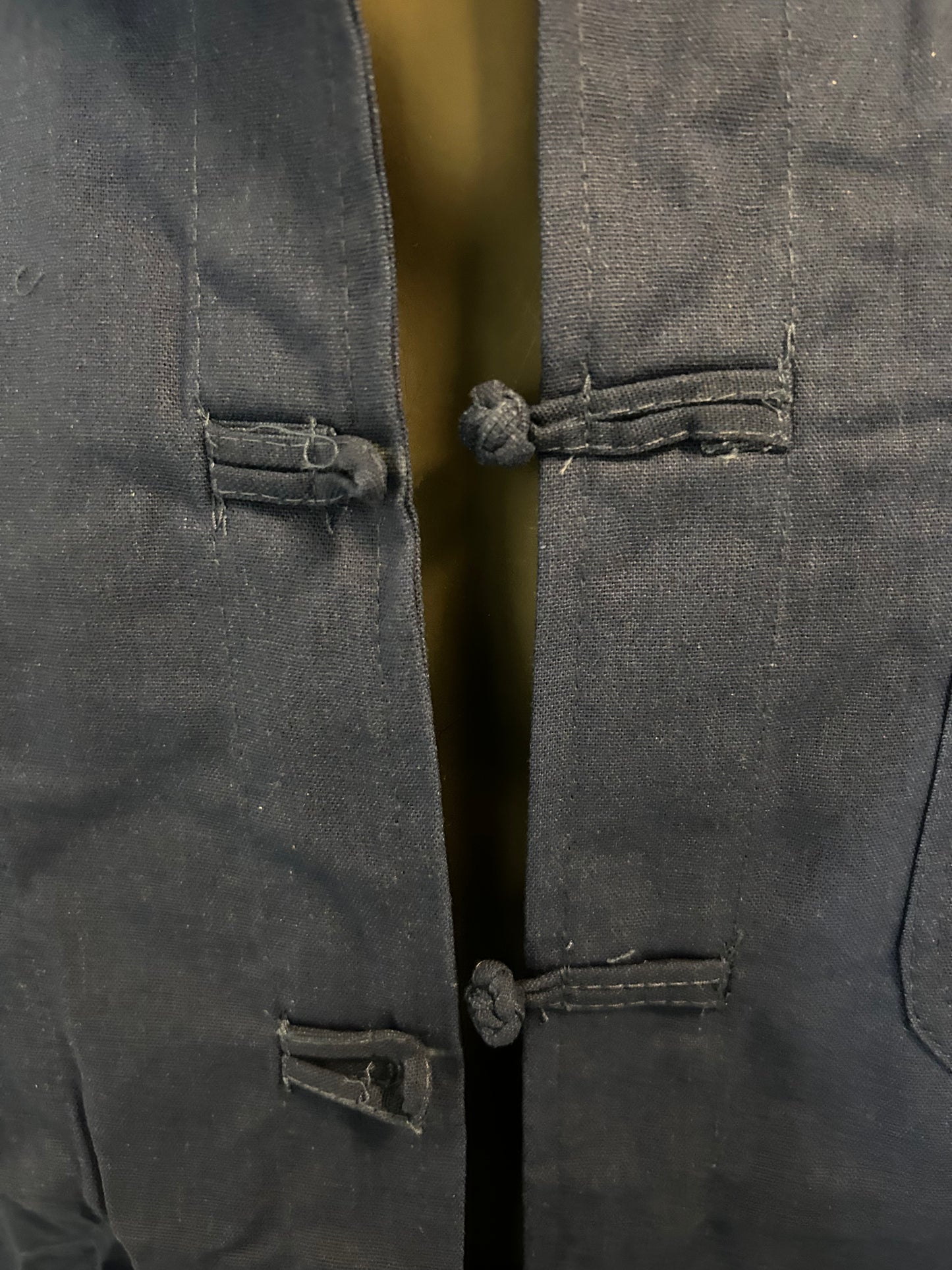 veste bleu de chine  coton unisexe