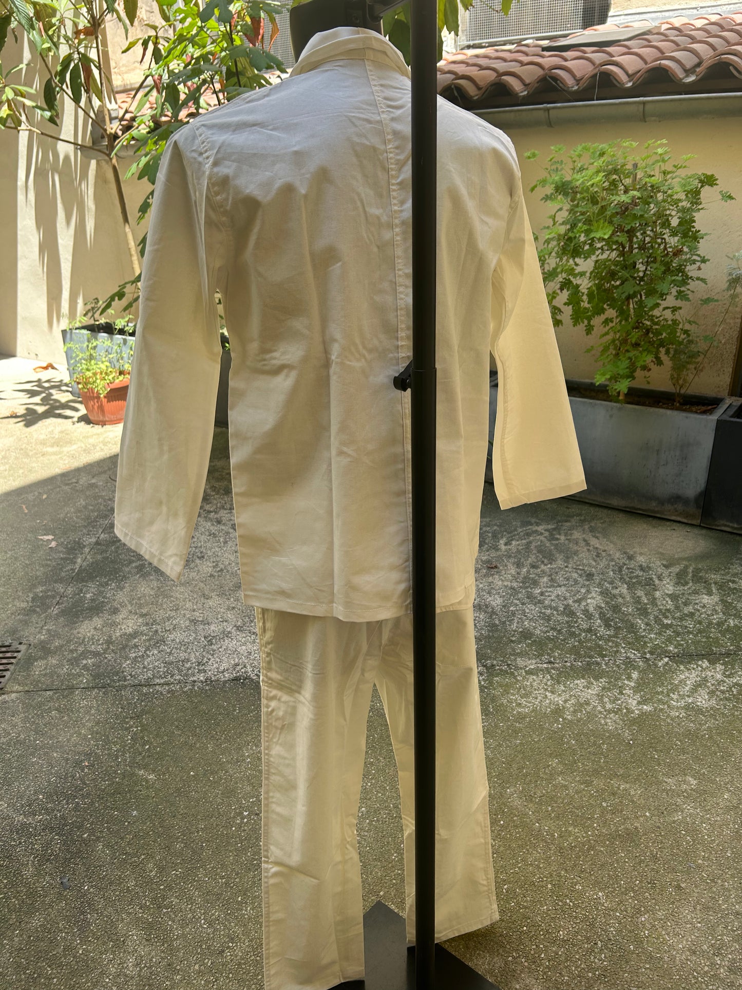 Costume Bleu de Chine Ivoire – Veste Traditionnelle Unisexe | Anticher Filou Shanghai | Toutes Tailles Disponibles