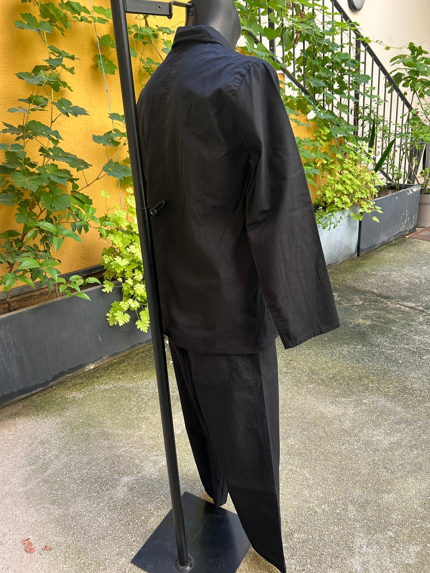 Costume Bleu de Chine Noir – Veste Traditionnelle Unisexe | Anticher Filou Shanghai | Toutes Tailles Disponibles