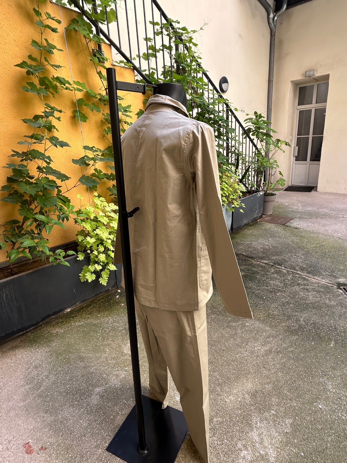 Costume Bleu de Chine Kaki – Veste Traditionnelle Unisexe | Anticher Filou Shanghai | Toutes Tailles Disponibles