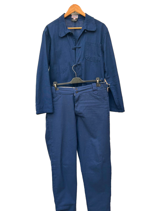Costume Bleu de Chine Bleu – Veste Traditionnelle Unisexe | Anticher Filou Shanghai | Toutes Tailles Disponibles