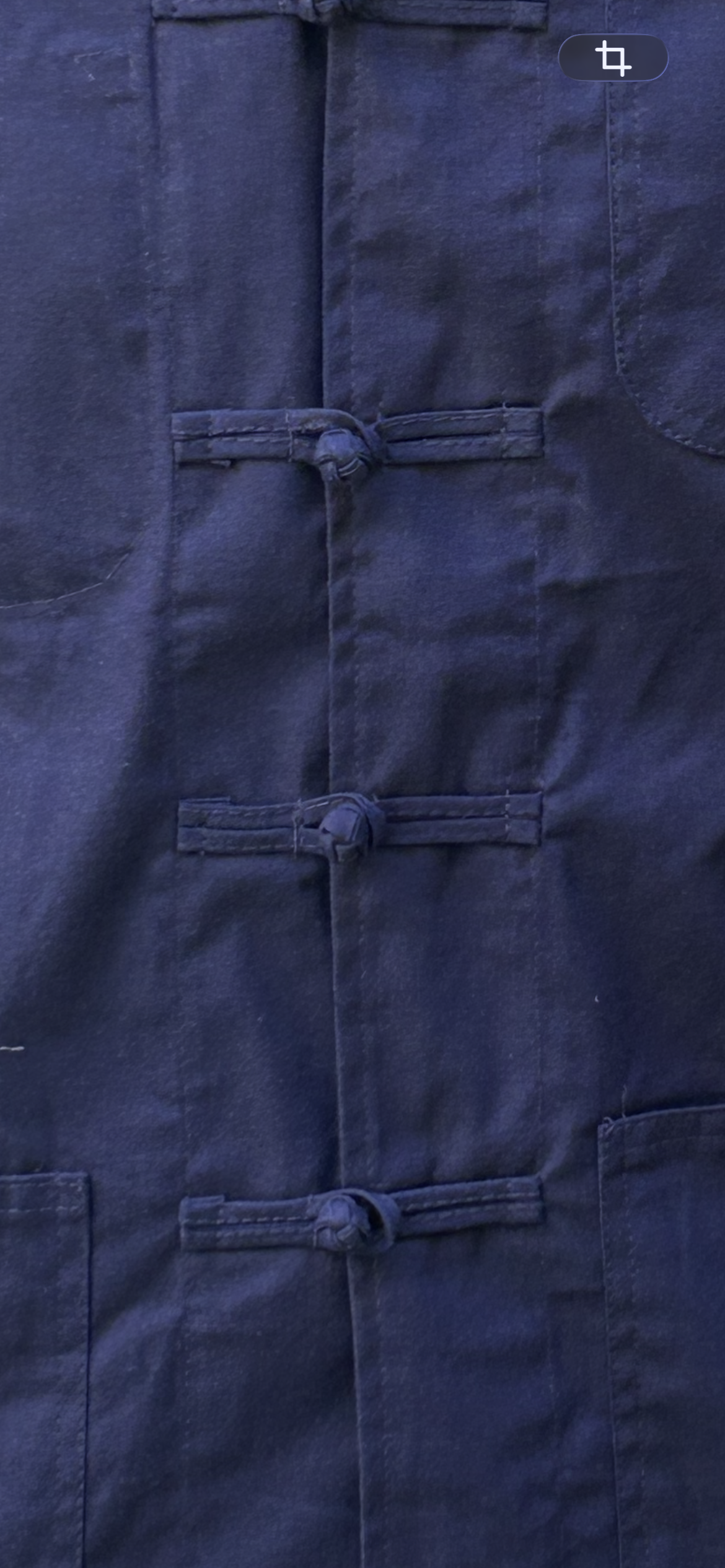veste bleu de chine  coton unisexe BLEU