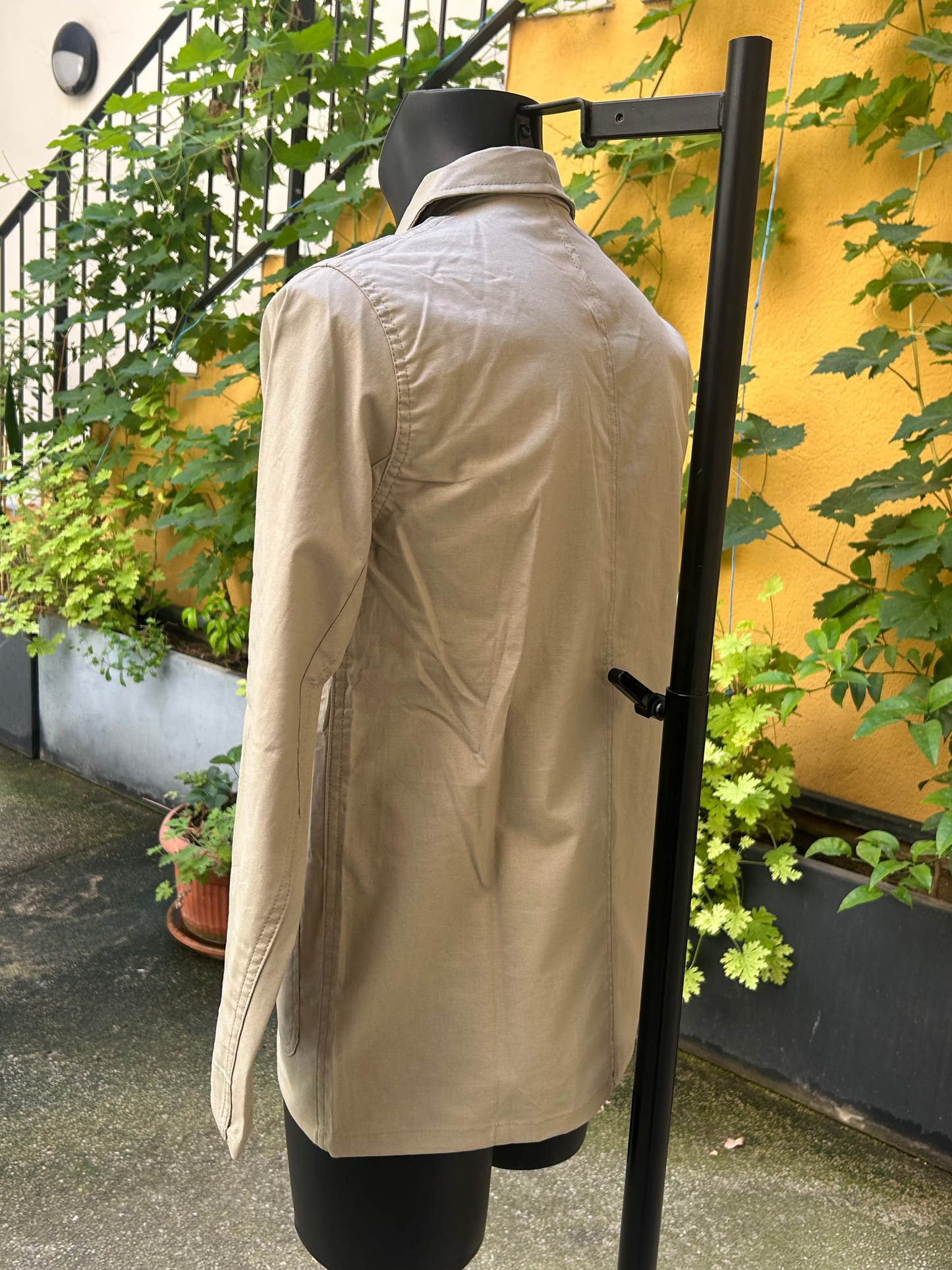 VESTE BLEU DE CHINE BEIGE