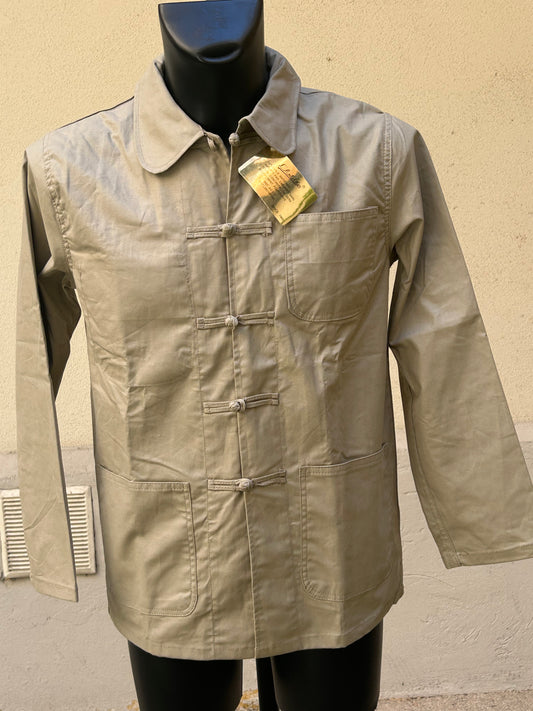 VESTE BLEU DE CHINE BEIGE