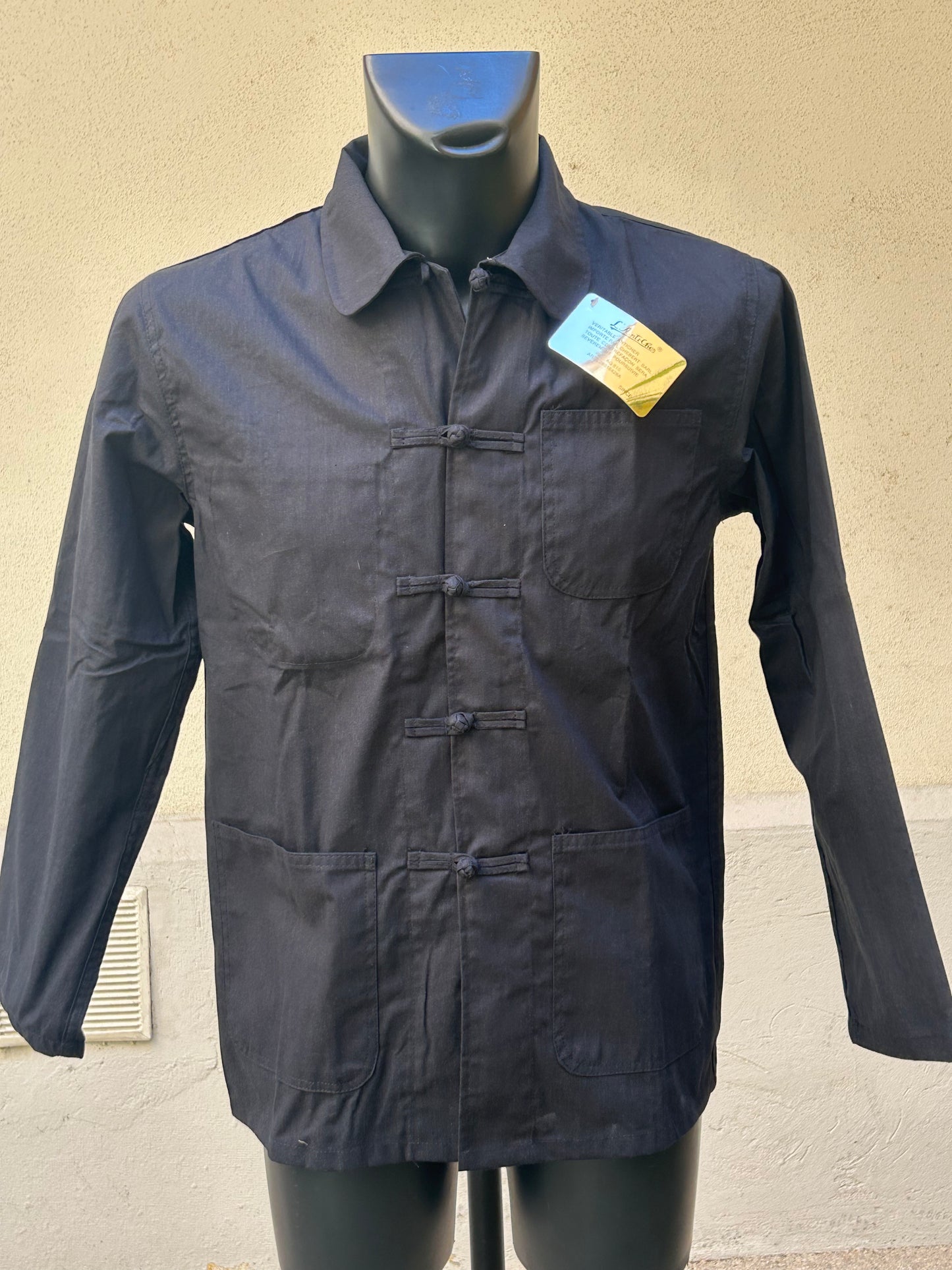 VESTE BLEU DE CHINE NOIR