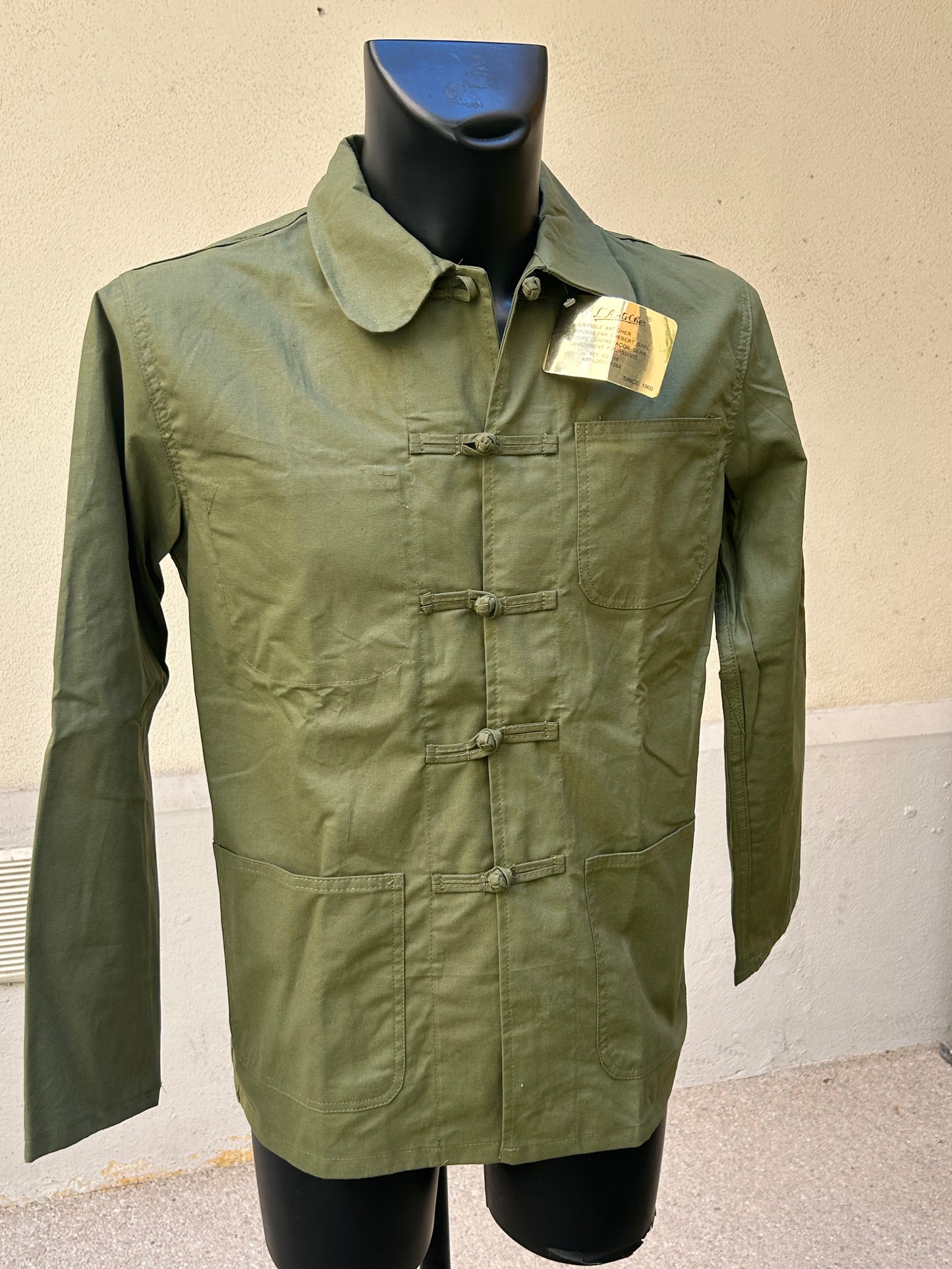 VEST BLEU DE CHINE OLIVE