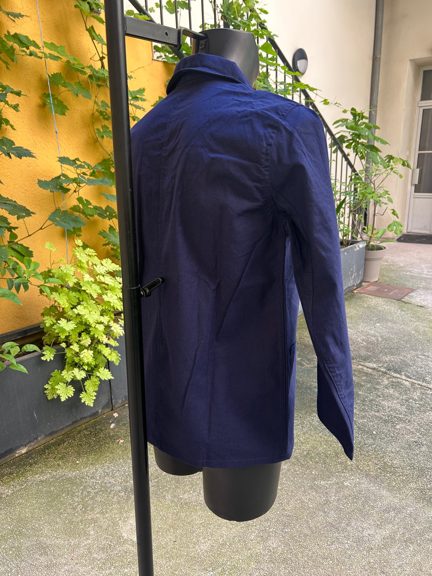 veste bleu de chine  coton unisexe BLEU